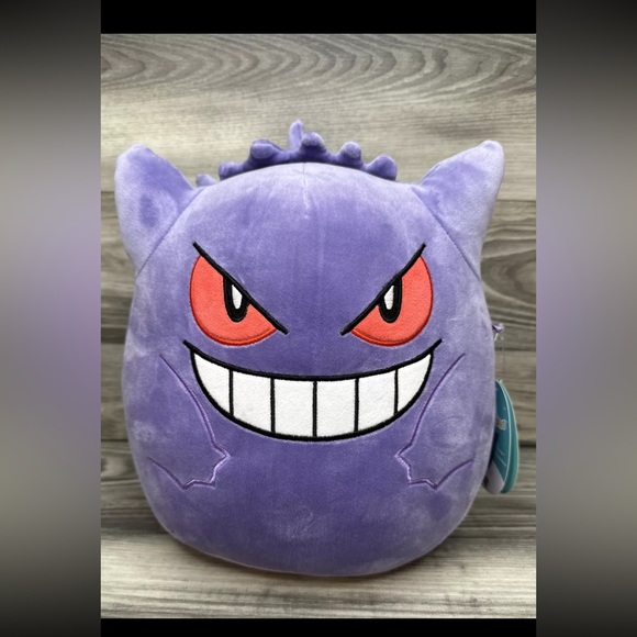 Squishmallows Pokemon Gengar 12" Purple New With Tags Rare Plush Toy Doll - Picture 16 of 16